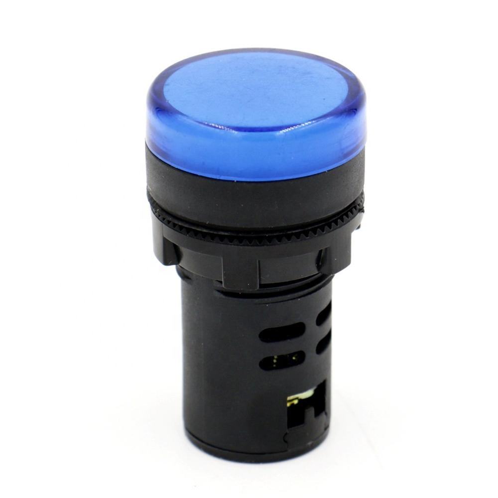 AD16-22DS LED Indicator Lamp Pilot Signal Light With 22mm Mounting Hole Diameter