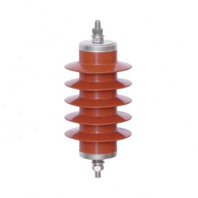 17KV Outdoor High Voltage SILICONE RUBBER Lightning Arrester for Distribution Transformer